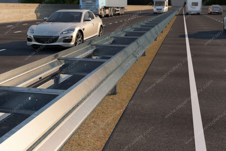 DSSA 4.00 guardrail system installed beside a road